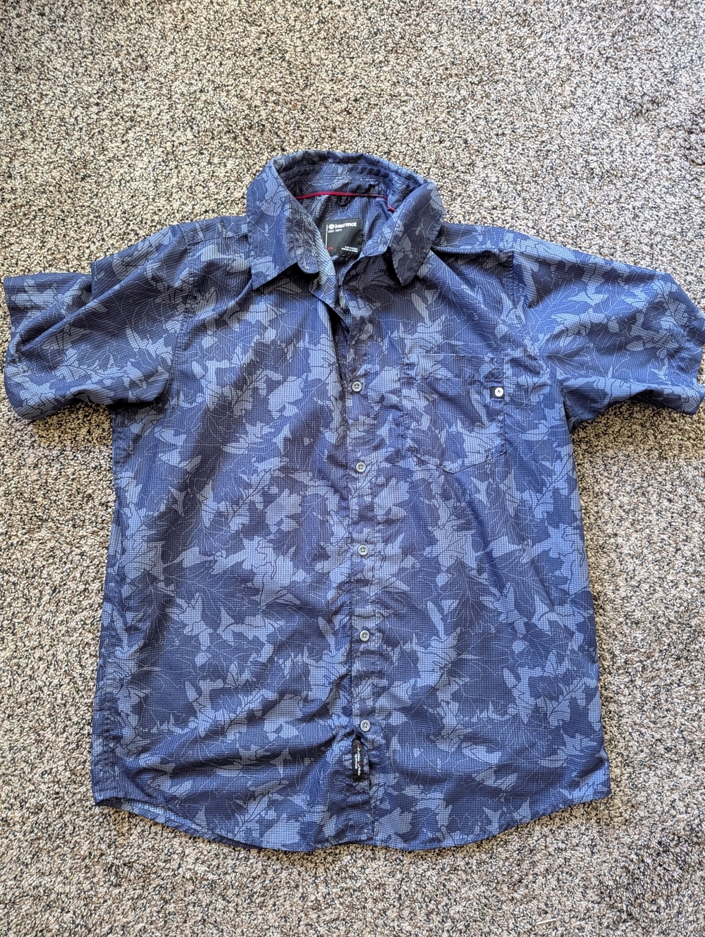 Marmot Syrocco Breathable Light Perforated Synthetic Buttondown